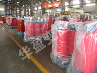 非晶合金干式變壓器生產現場